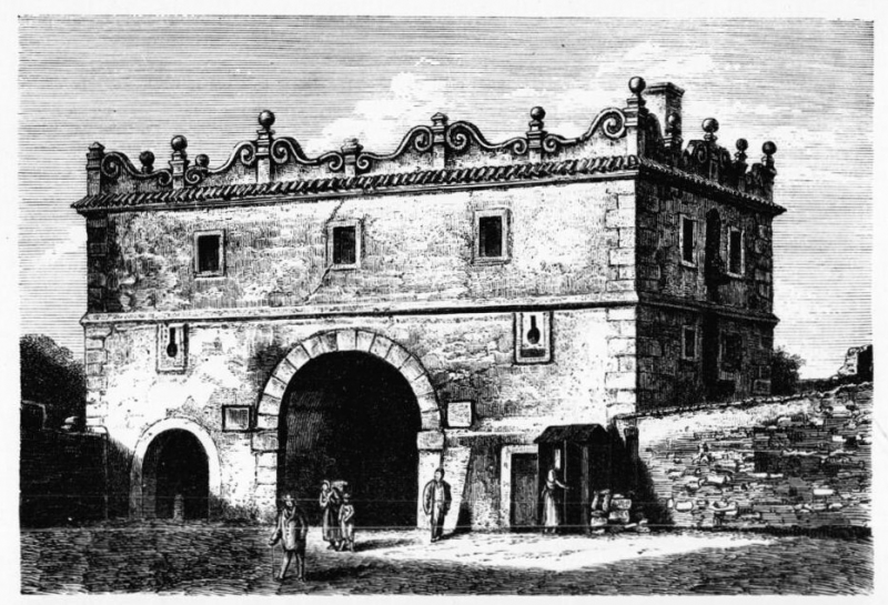 Kutná Hora 1880 Klášterská brána